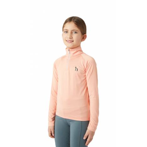 Horze Kids Lola Long Sleeved Half Zip Tec Shirt