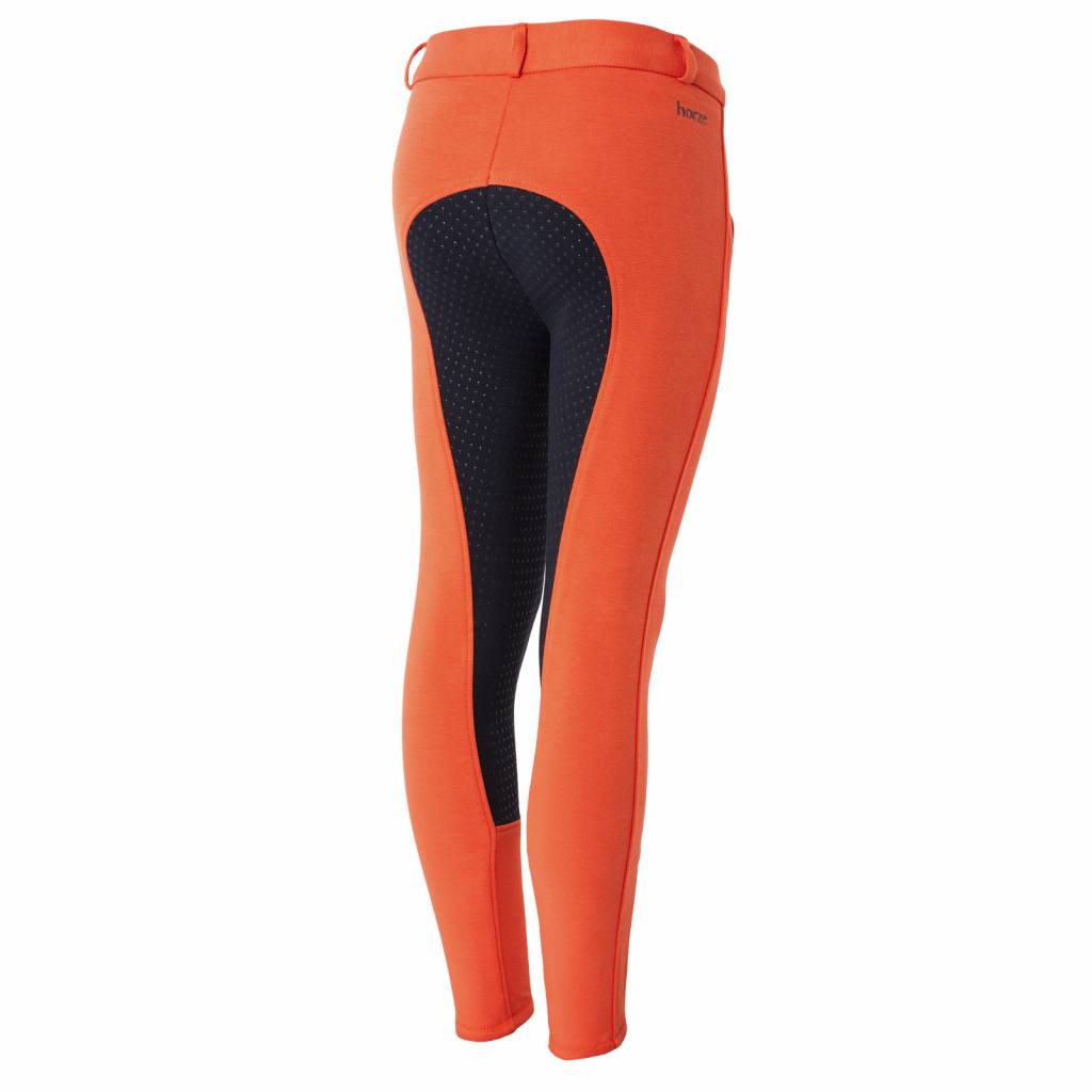 Horze Active Silicone Grip Breeches- Girls, Full Seat