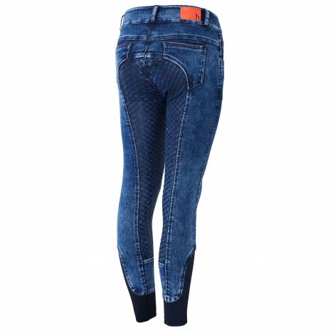 Horze Jr Kids Allison Denim Breeches