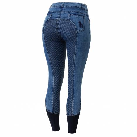 Horze Ladies Delia Denim Full Seat Breeches