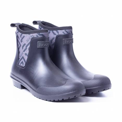 Horze Ladies Smoky Twilight Neoprene and Rubber Paddock Boots
