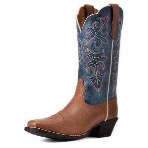 Ariat Ladies Round Up Square Toe Western Boots