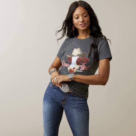 Ariat Ladies Cow Girl T-Shirt