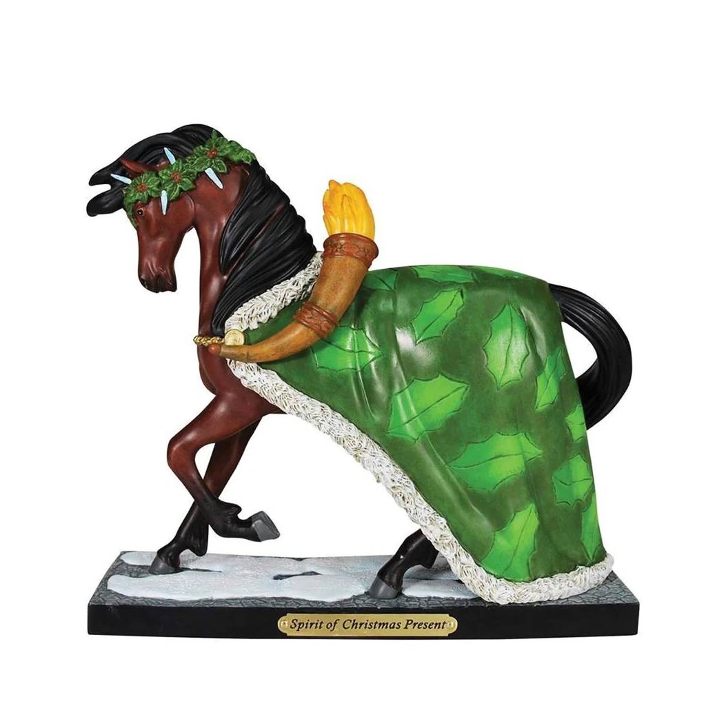 Painted Ponies Spirit of Christmas Present Figurine