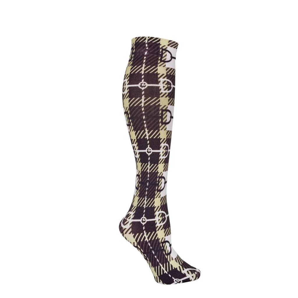 AWST Int'l Ladies Snaffle Bit Plaid Socks