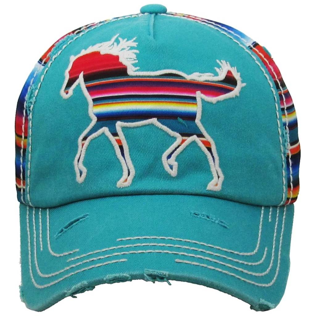 AWST Int'l Serape Horse Washed Vintage Cap