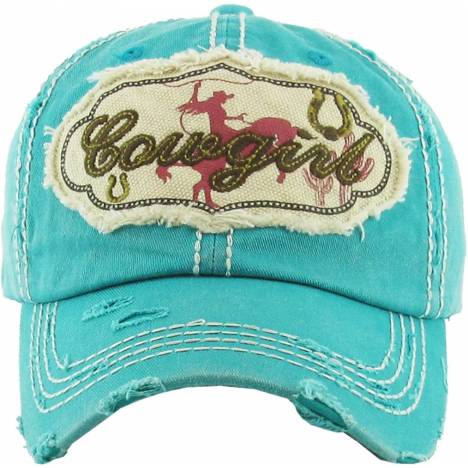 AWST Int'l Cowgirl Washed Vintage Cap