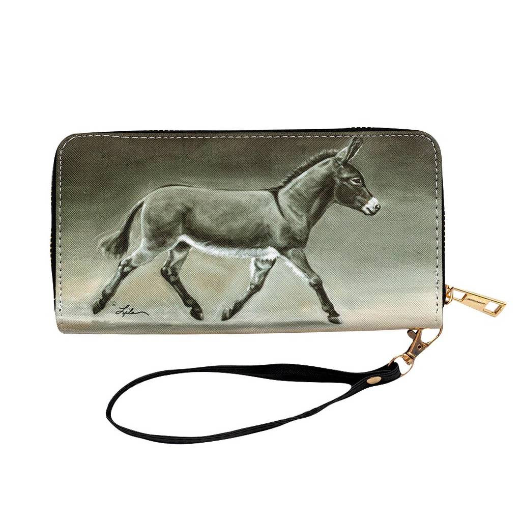 AWST Int'l "Lila" Donkey on the Move Wallet with Wristlet