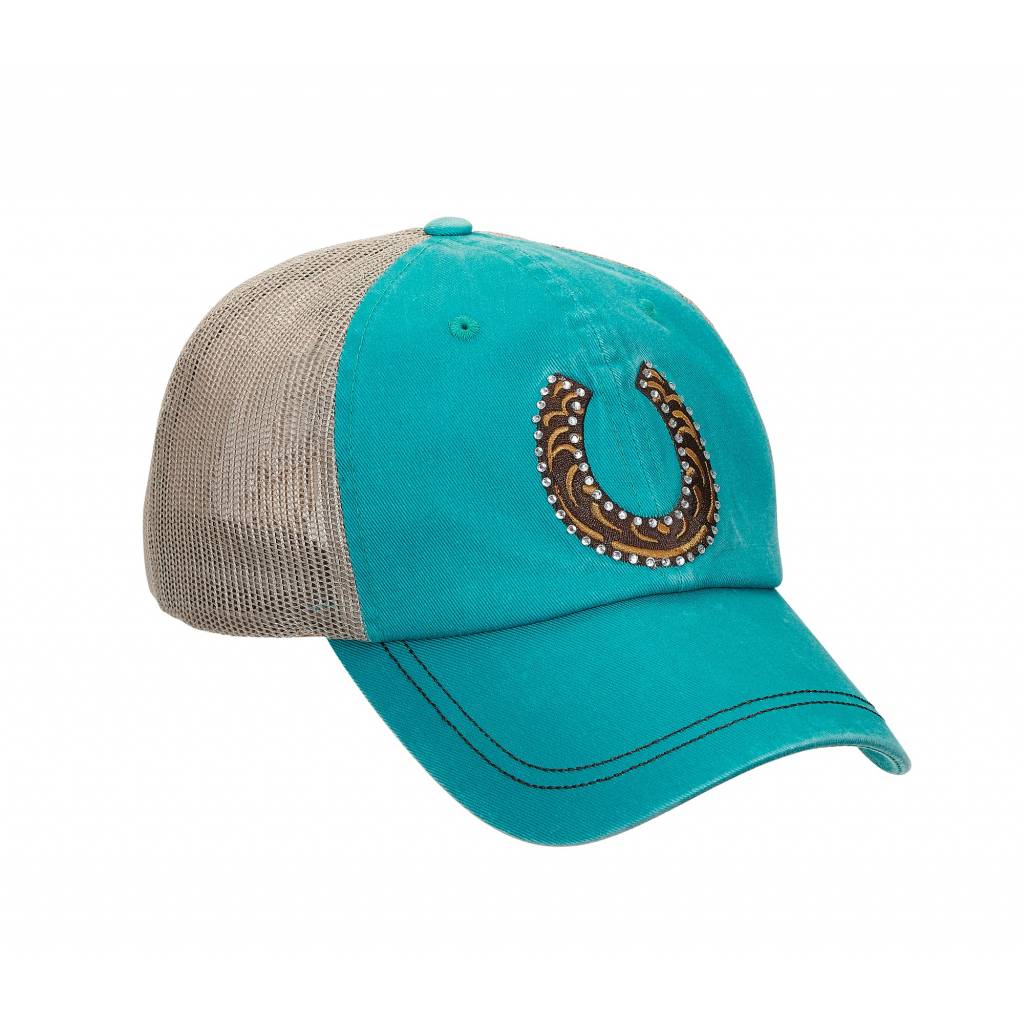 AWST Int'l Rhinestone Horseshoe Cap