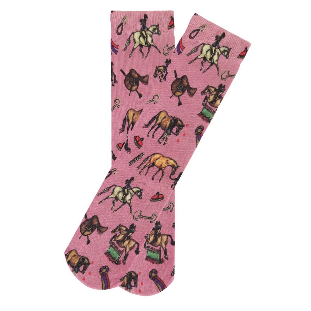 AWST Int'l Kids Lila Hunter Ponies Socks