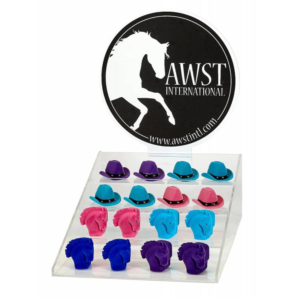 AWST Int'l Pendant/Earring/Horse Head/Cowboy Hat Jewelry Display