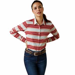 Ariat Ladies Wrinkle Resist Team Kirby Stretch Shirt