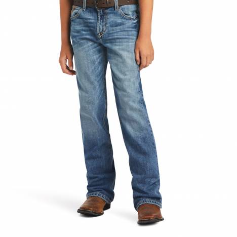 Ariat Kids B4 Merrick Relaxed Fashion Boot Cut Jeans