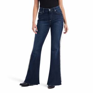 Ariat Ladies R.E.A.L. High Rise Fringe Flare Jeans