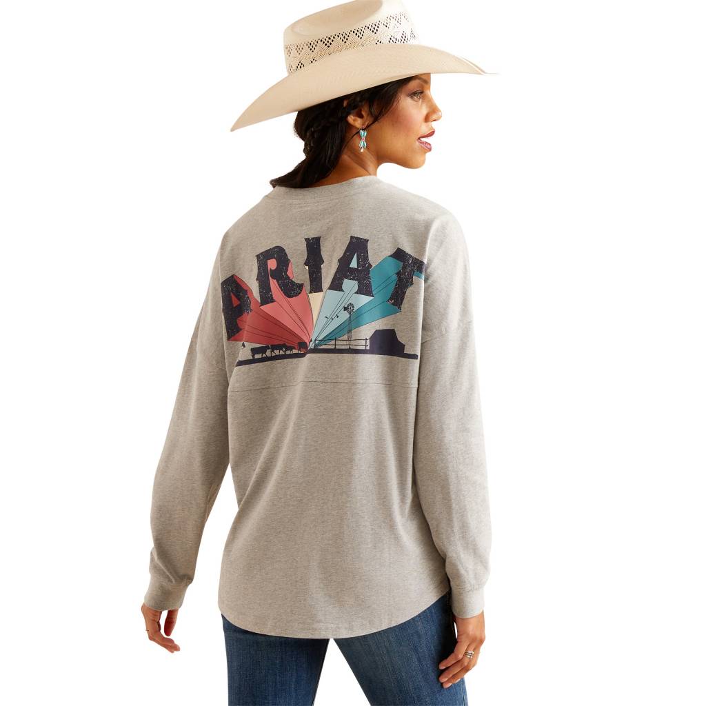 Ariat Ladies Fun Farm Oversized Tee Shirt