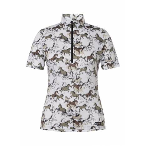 Kerrits Ladies Summer Ride Ice Fil Print Short Sleeve Shirt