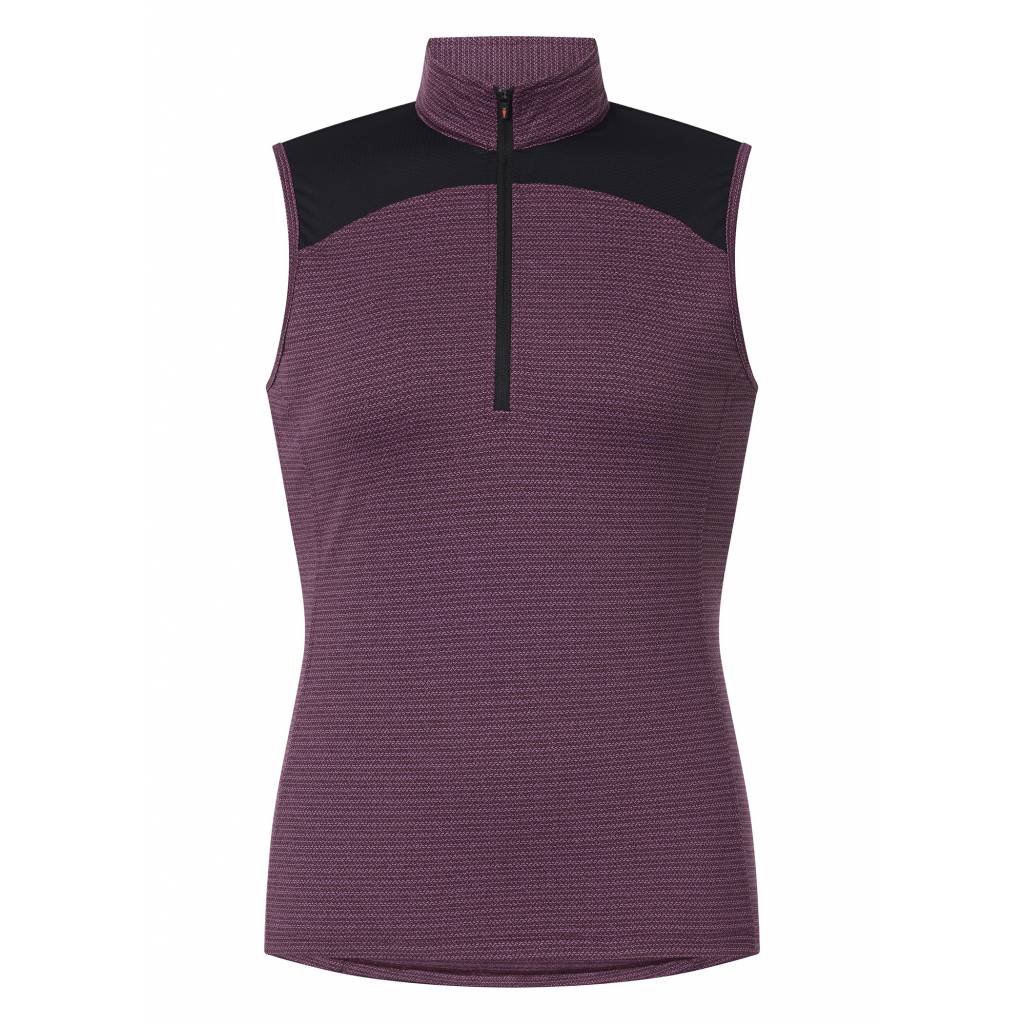 Kerrits Ladies Quarter Line Zip Neck Sleeveless Shirt