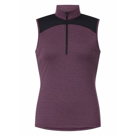 Kerrits Ladies Quarter Line Zip Neck Sleeveless Shirt