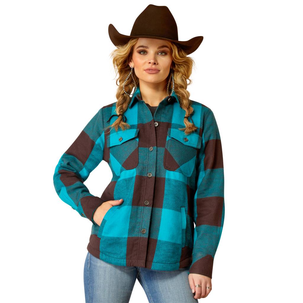 Ariat Ladies Plaid Shirt Jacket