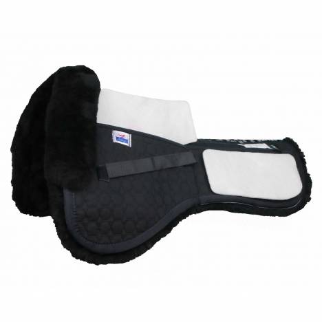 E.A. Mattes Platinum EWWA Dressage Half Pad with Sheepskin Trim
