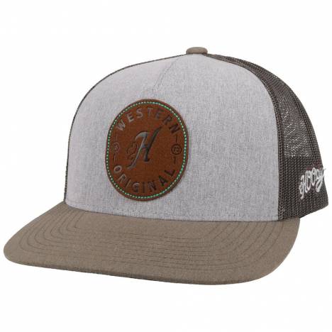 Hooey Spur 5-Panel Trucker Hat with Leather Patch