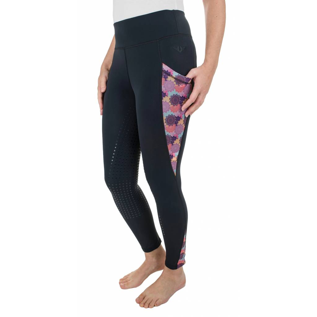 TuffRider Ladies Minerva 3 Season Printed Full Seat Tights