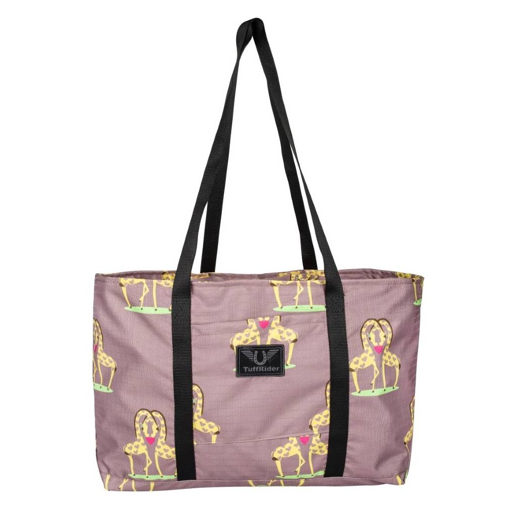 TuffRider Giraffe Print Tote