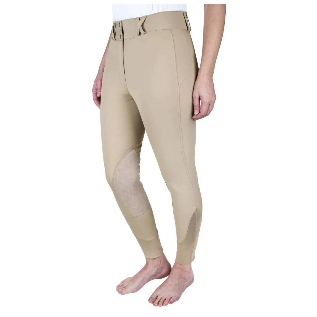 Equine Couture Ladies Charlotte Suede Knee Patch Breeches