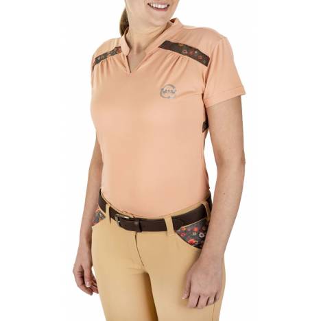 EcoRider by Equine Couture Ladies Thea Short Sleeve Sport Shirt