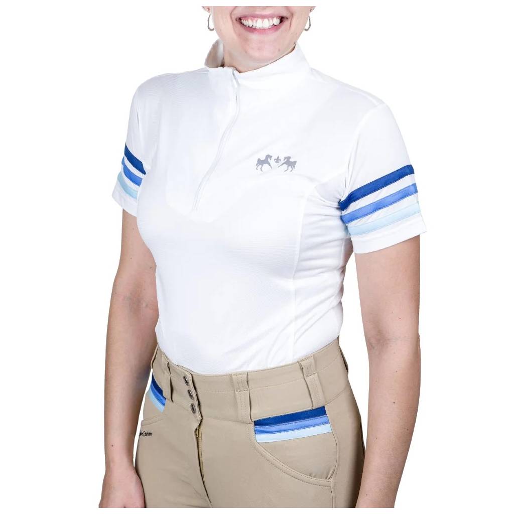 Equine Couture Ladies Gradient Short Sleeve Show Shirt