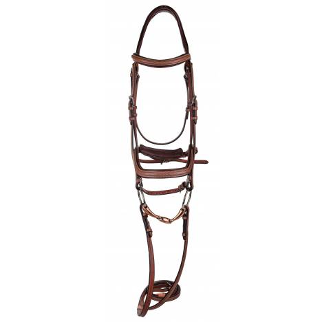 Henri de Rivel Laureate Anatomical Bridle with Rubber Lined Reins