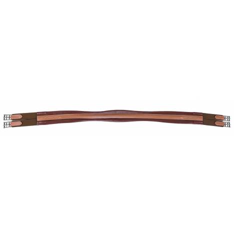 Henri de Rivel Laureate Raised Chafeless Leather Girth with Fancy Stitching