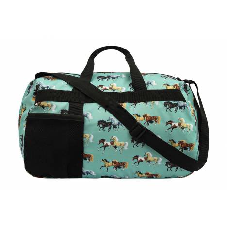 AWST Int'l Lila Horse Pairs Duffel Bag