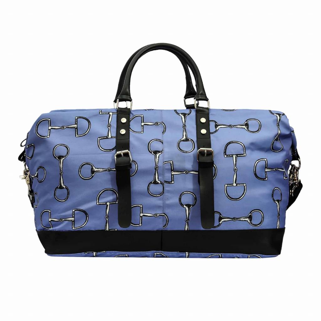 AWST Int'l Lila Vintage Snaffles Strappy Duffle Bag