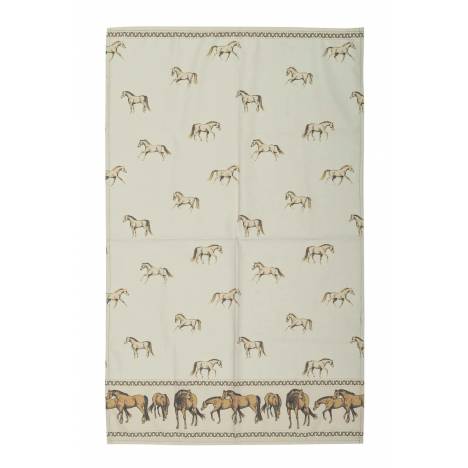 AWST Int'l Lila Horses on the Border Kitchen Towel