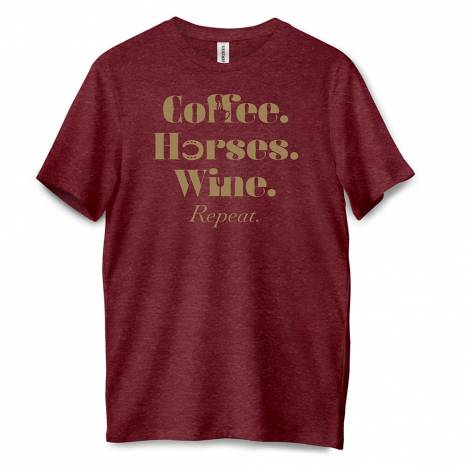 Coffee. Horses. Wine. Repeat. T-Shirt