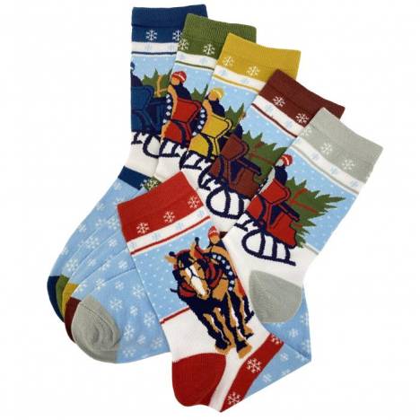 Sleigh Ride Crew Socks