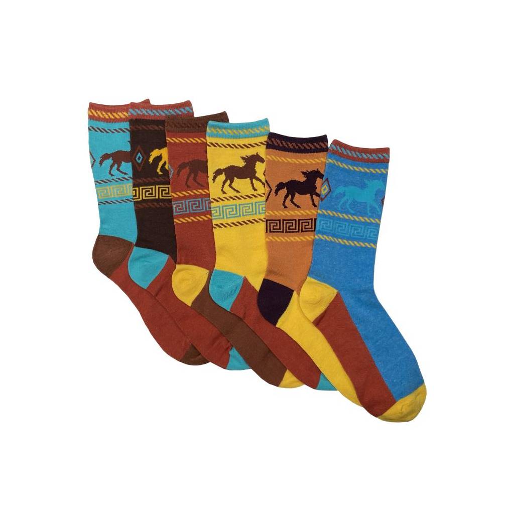 Desert Horse Crew Socks