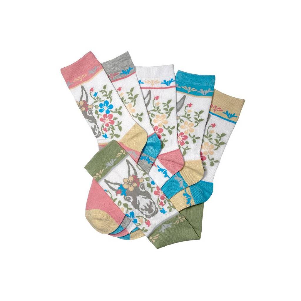 Donkey Chic Crew Socks