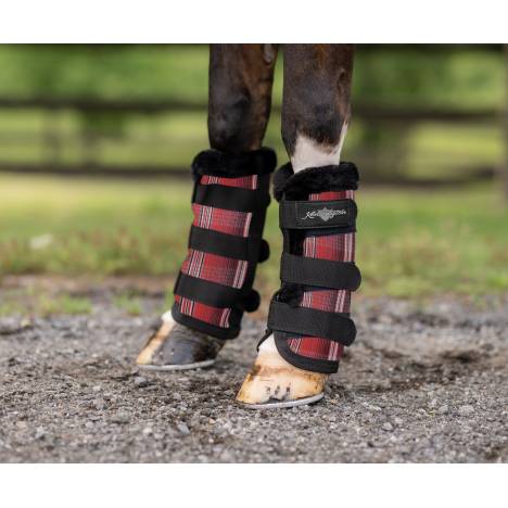 Kensington Protective Fly Boots with Fleece Trim - Sold in Pairs