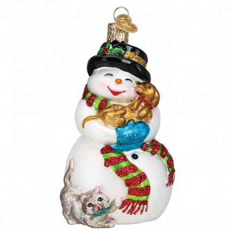 Snowman With Friends Ornament