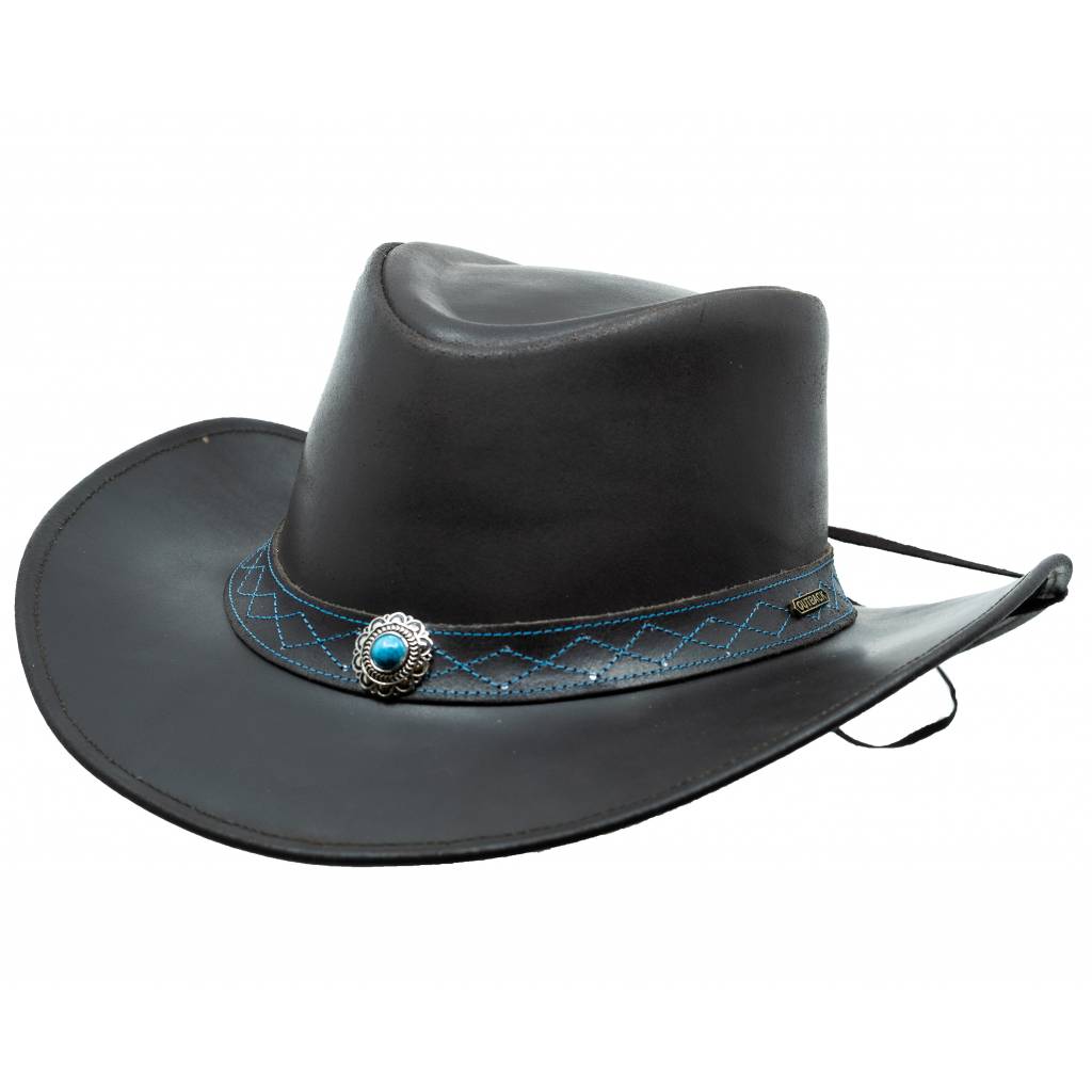 Outback Trading Victoria Leather Hat