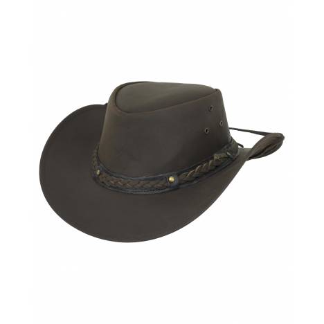 Outback Trading Wagga Wagga Leather Hat