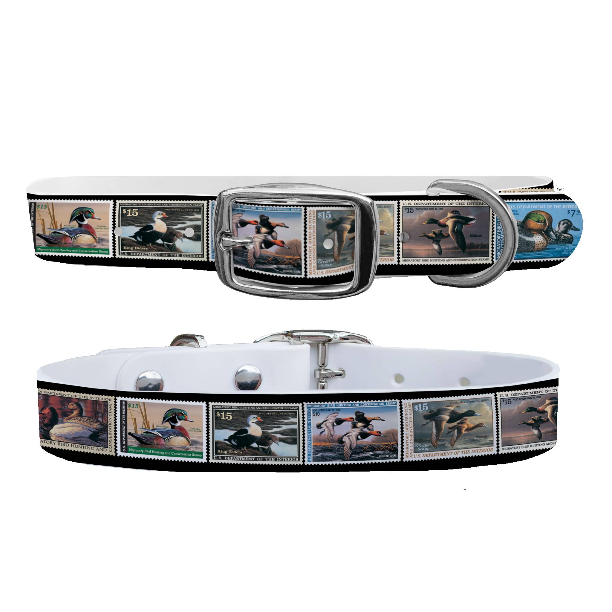 4-119461 C4 Dog Collar Covey and Paddle - Federal Duck Stam sku 4-119461