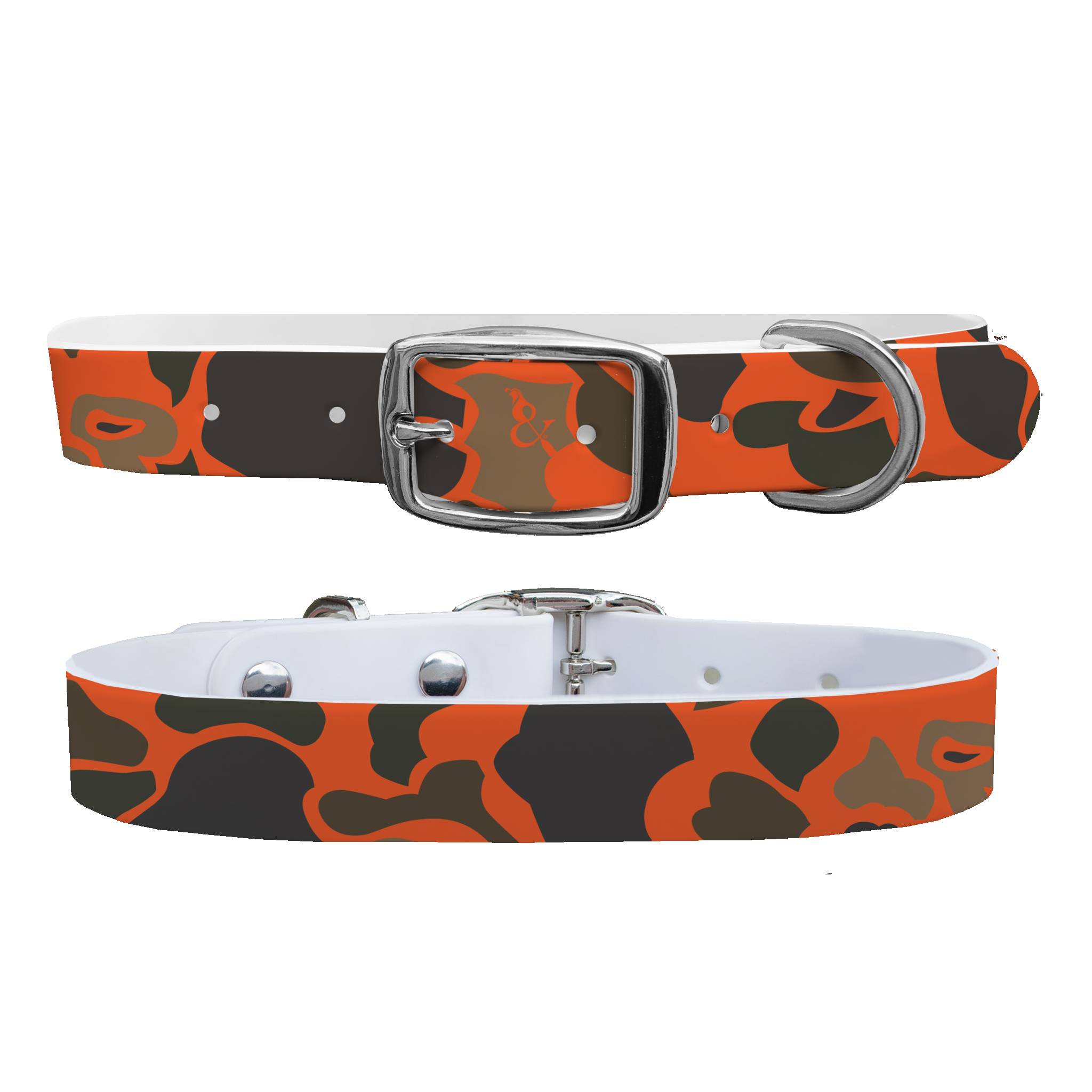 4-119453 C4 Dog Collar Covey and Paddle - Orange Brigadier  sku 4-119453