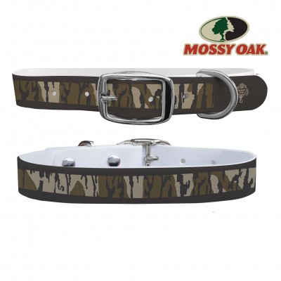 C4 Dog Collar Mossy Oak - Bottomland Heritage Dark Stripes Classic Collar