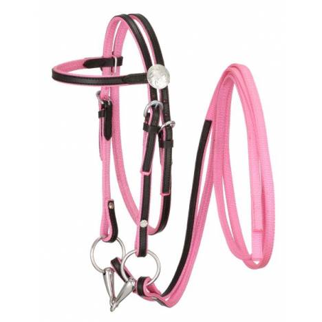 King Series Pony Nylon with Leather Bridle