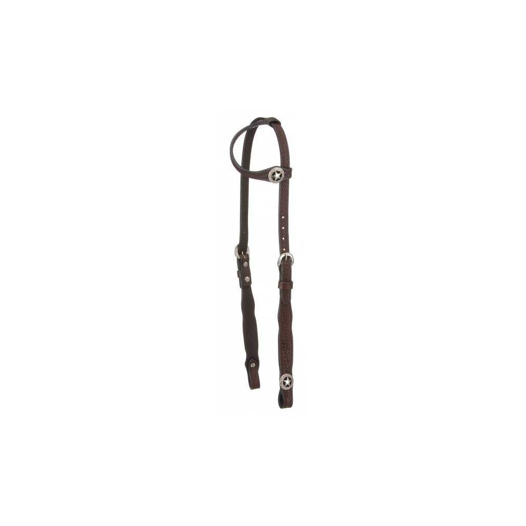 Royal King Square Cheek Single Ear Headstall