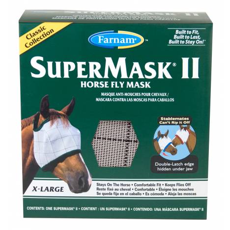 Supermask II Horse Fly Mask without Ears Classic Collection