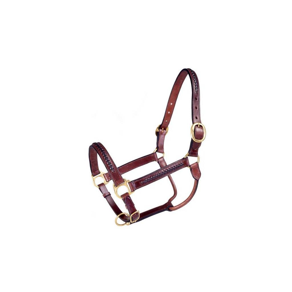 Royal King Braided Leather Halter